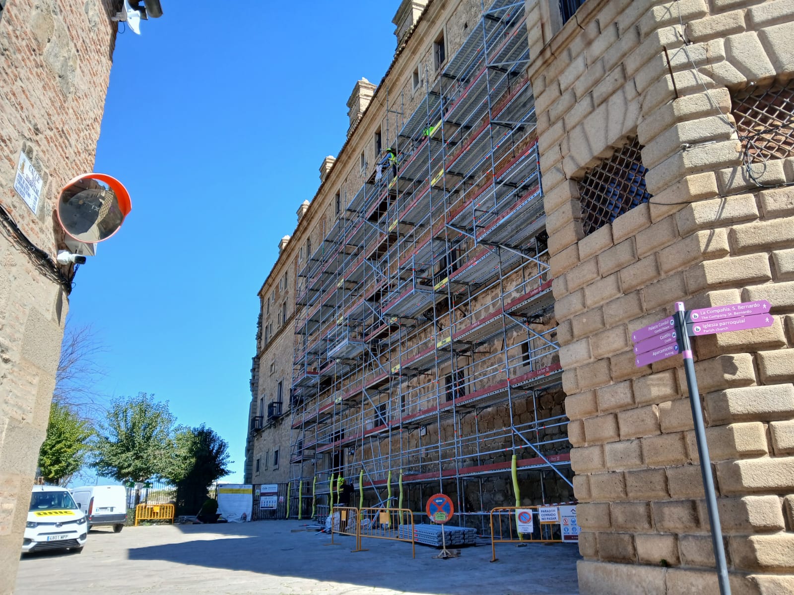 El Parador de Oropesa, en obras