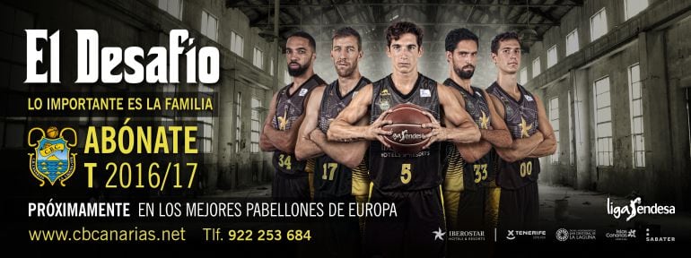 Imagen de la campaña de abonos del Iberostar Tenerife