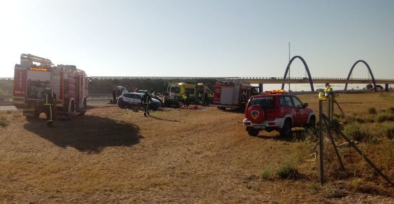 Imagen del lugar del accidente