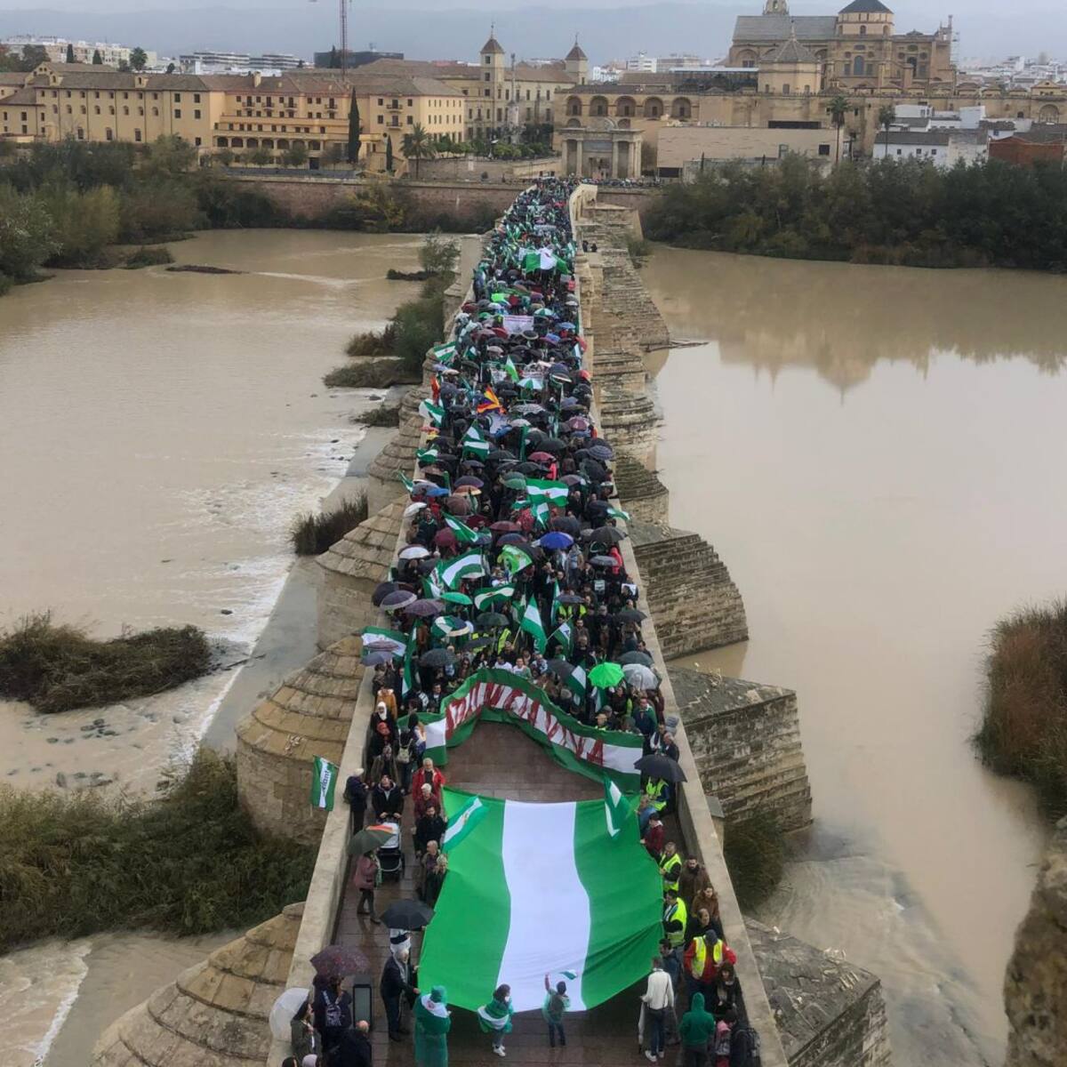 Unas 2000 personas conmemoran el 4D y reivindican un giro social a las políticas en Andalucía