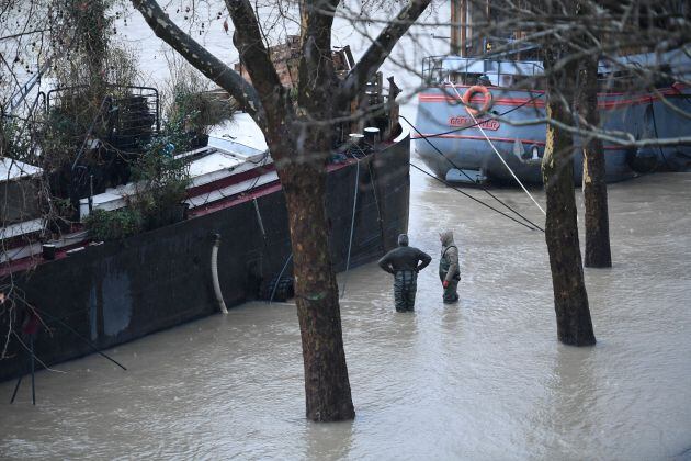 Las consecuencias de la crecida del Sena a su paso por París.