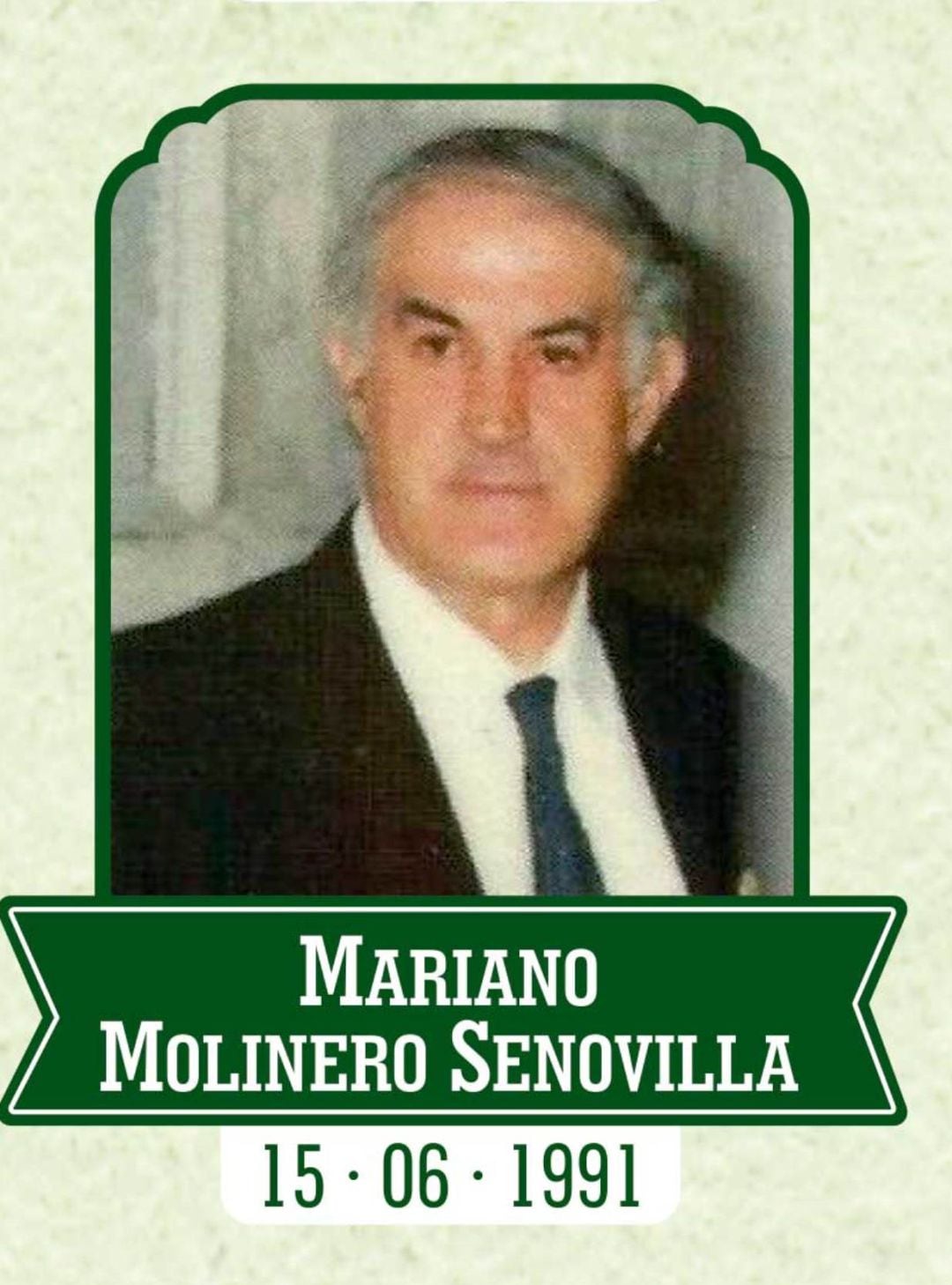 Imagen de Mariano Molinero, alcalde de Cuéllar entre 1991 y 1995 facilitado por la Panda el Soto