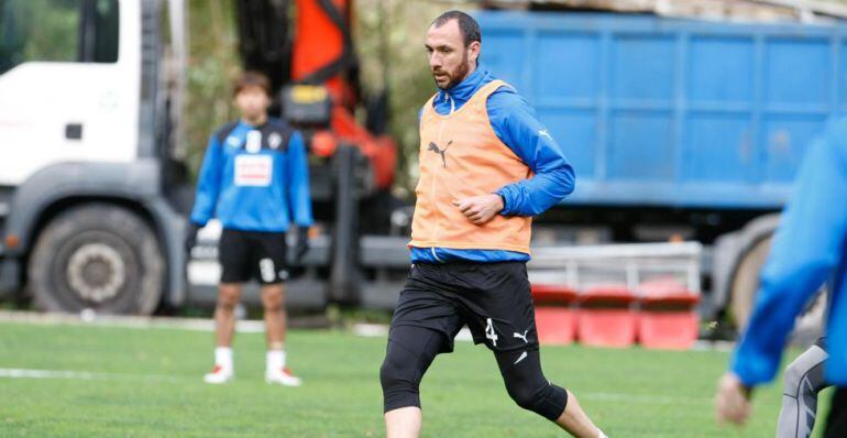 Ivan Ramis durante una sesión en Atxabalpe