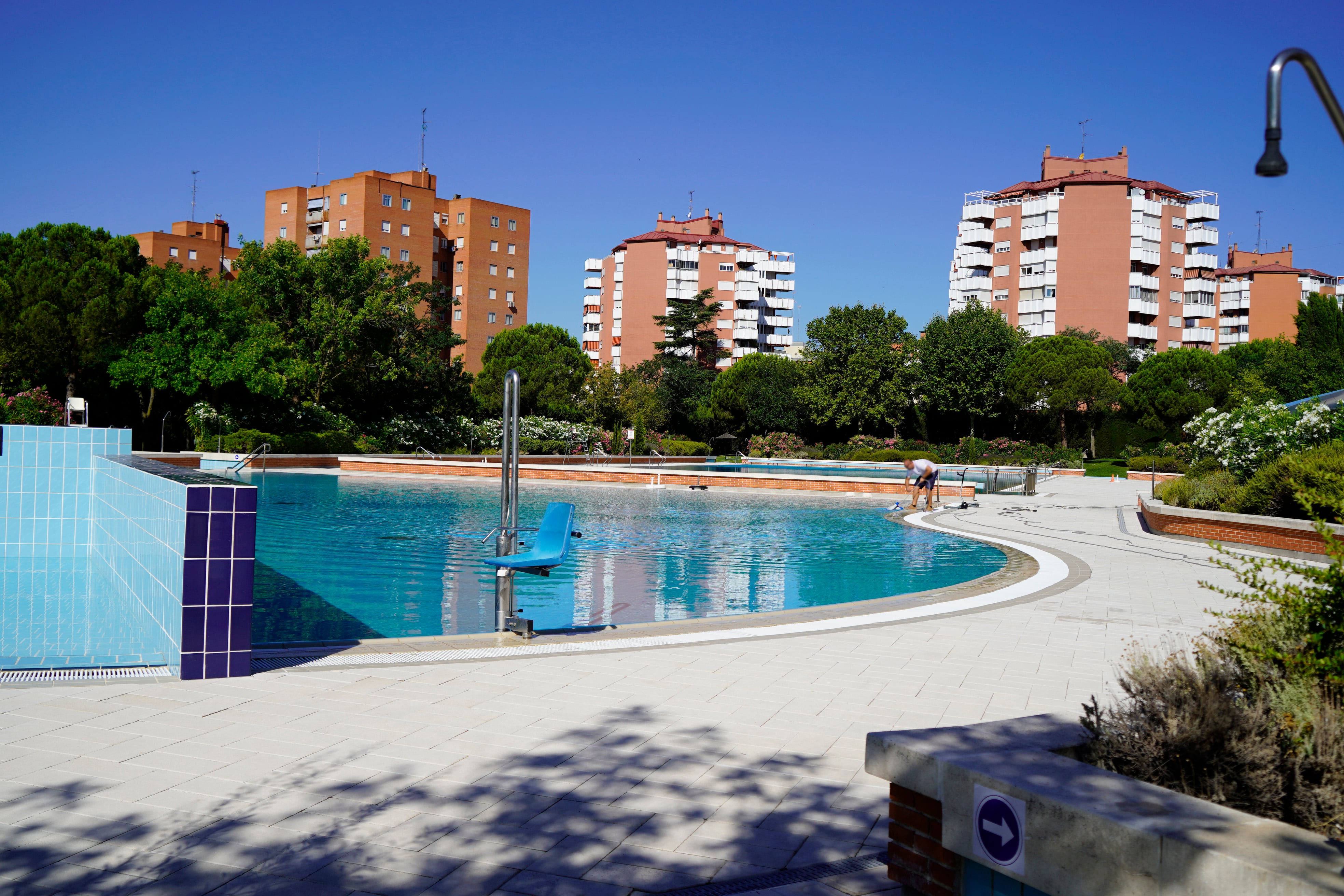 Piscina municipal Villafontana de Móstoles.