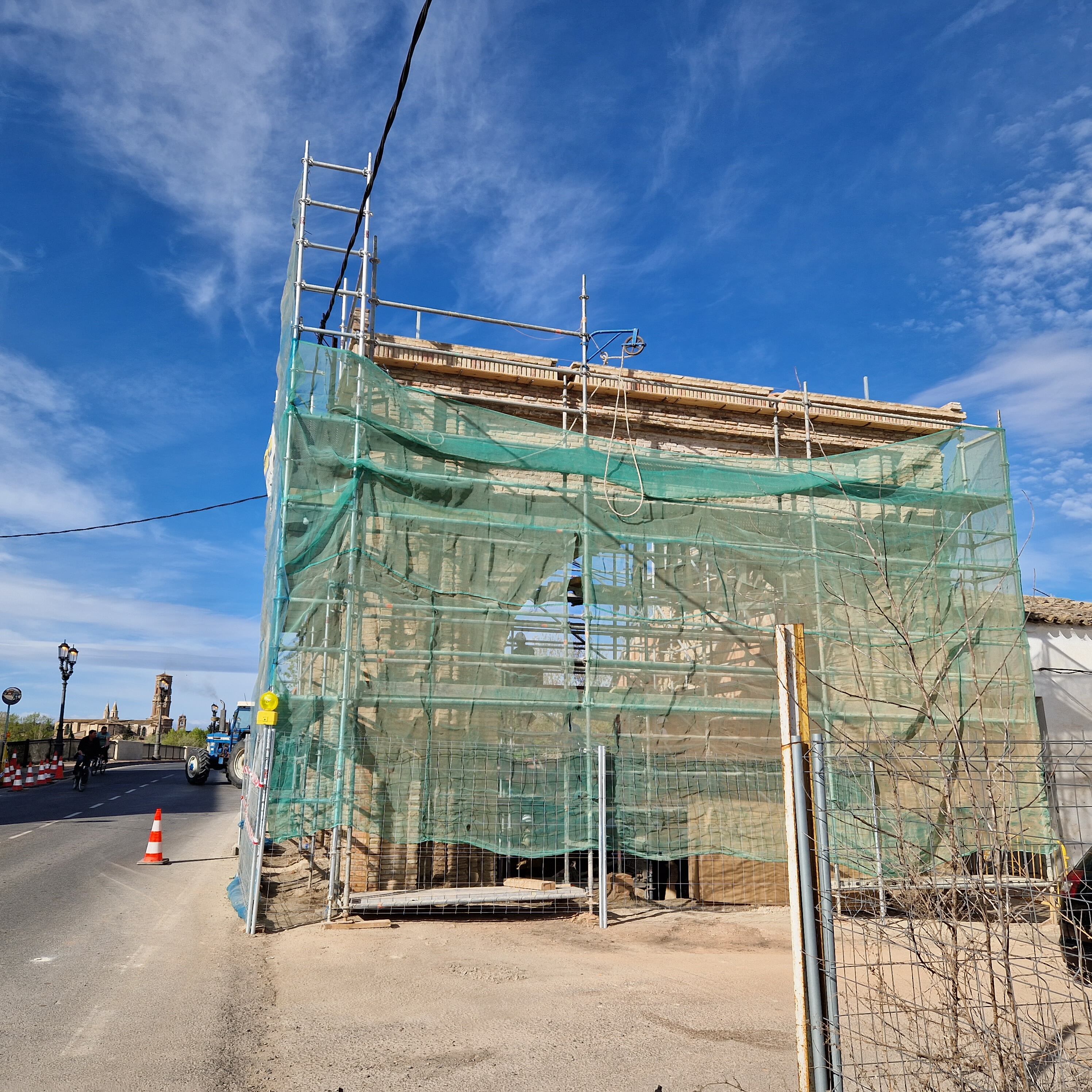 Obras del Humilladero de Tudela