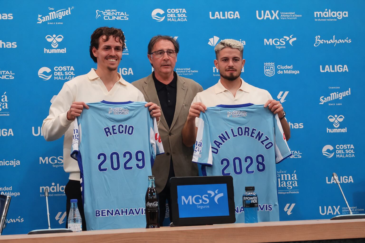 Ángel Recio, Loren Juarros y Dani Lorenzo