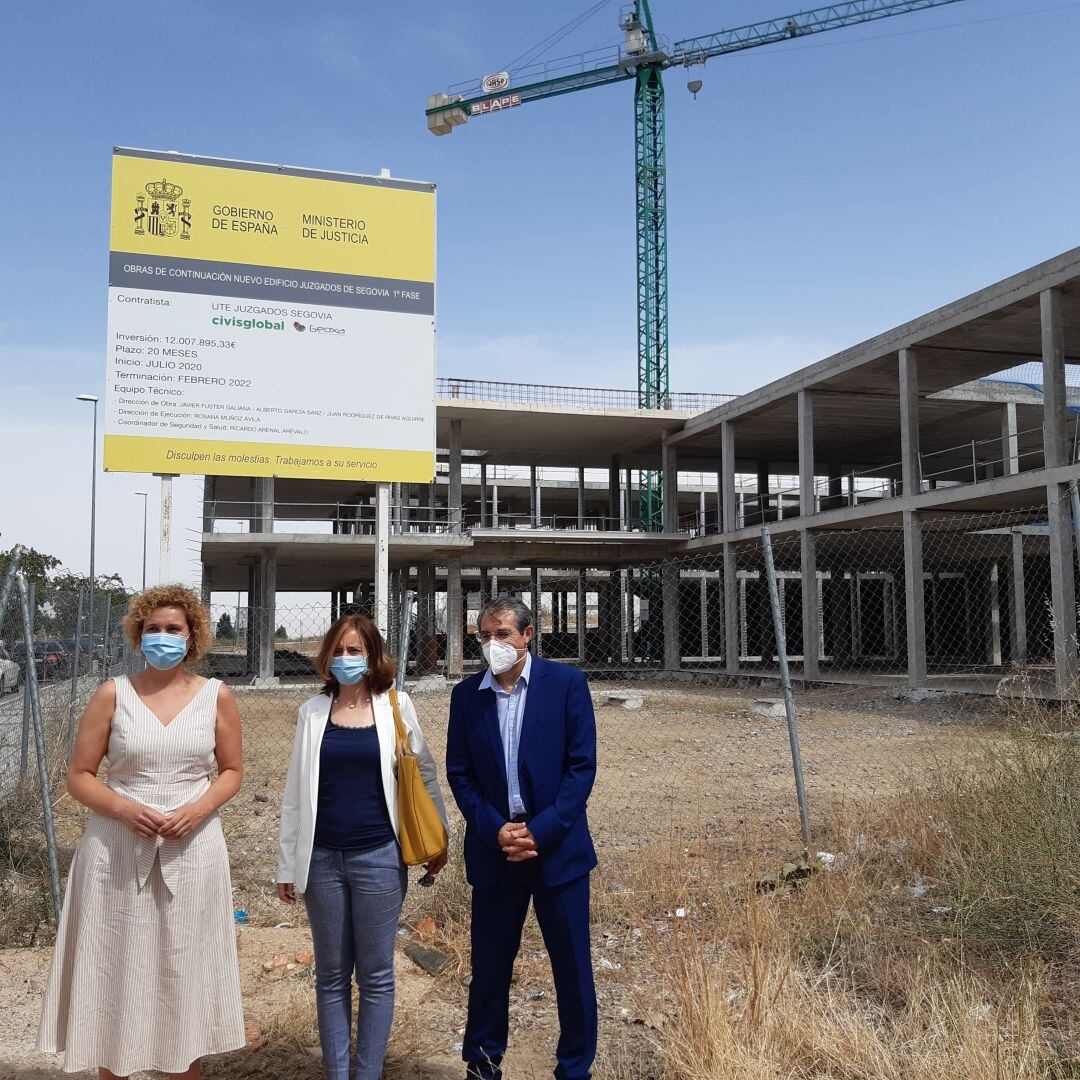 Se reanudan las obras del nuevo edificio de los juzgados de Segovia