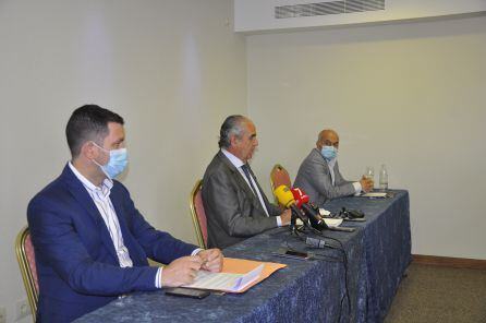 Rueda de prensa en la que se presentó la candidatura de VamosXerez