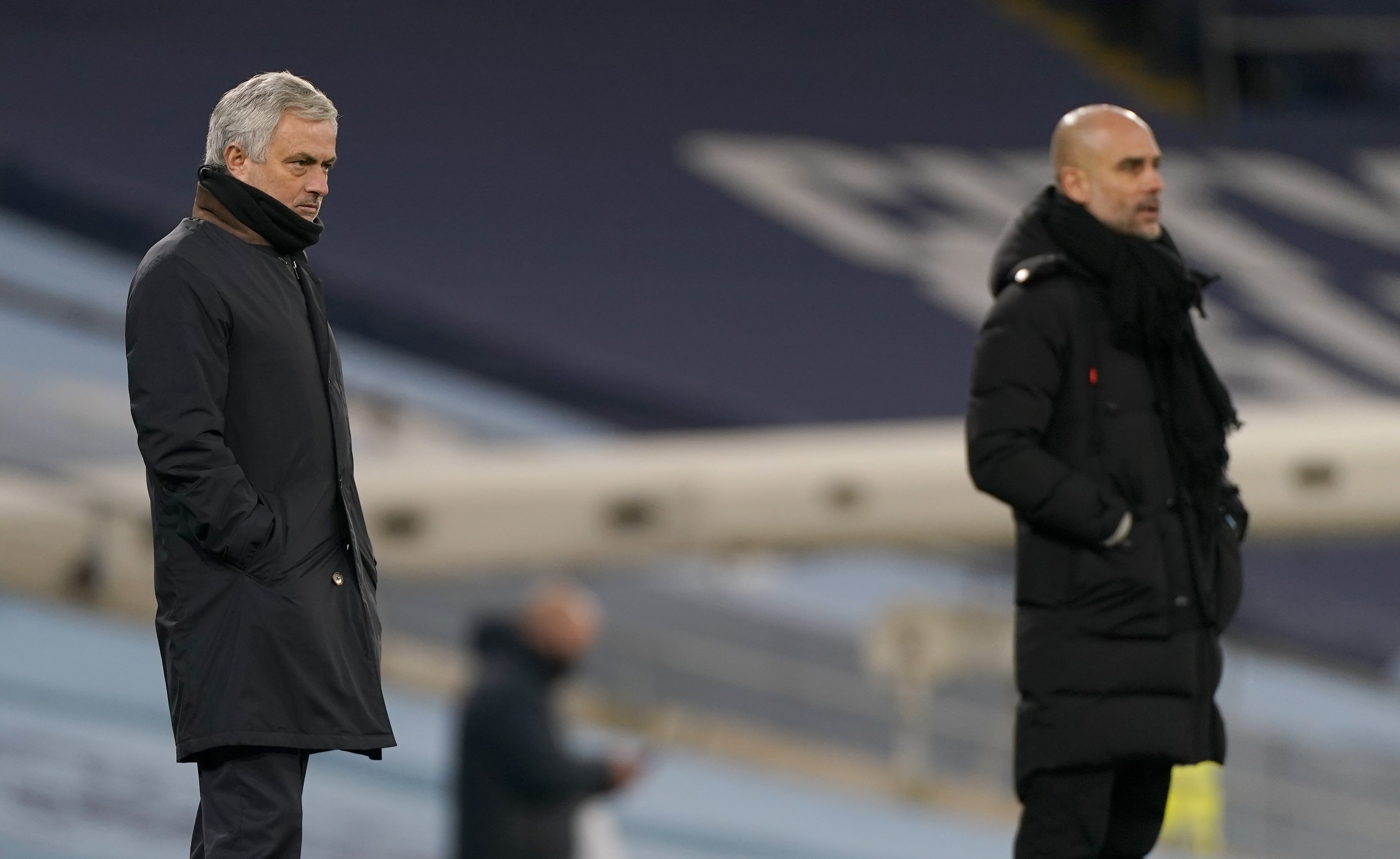 Mourinho y Guardiola en una fotografía de archivo.