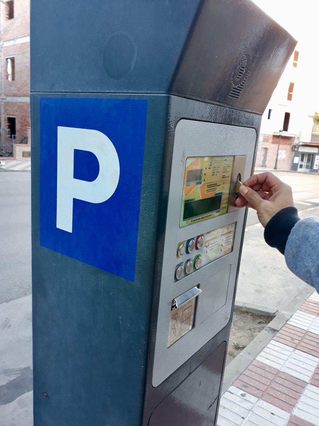 Un parquímetro similar a los que gestiona la empresa.