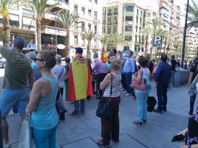 Manifestación convocada por Vox