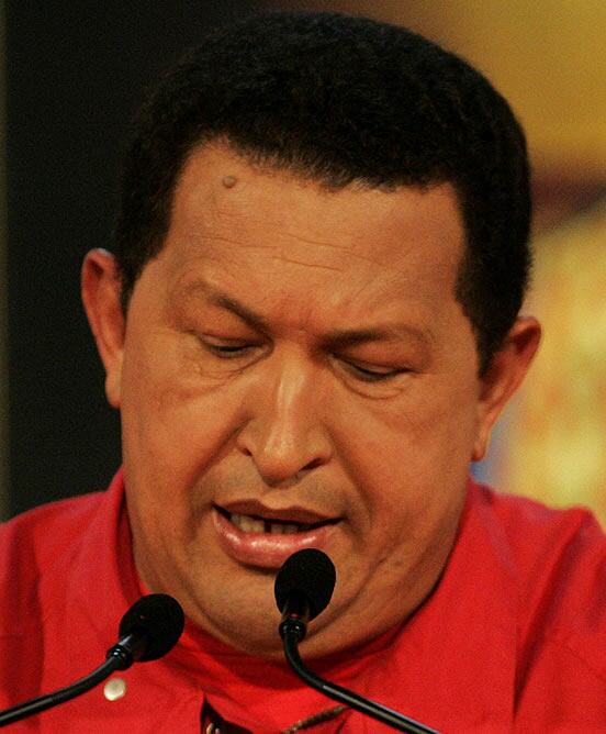 Hugo Chávez, tras reconocer la victoria de la oposición en el referéndum de reforma de la Constitución