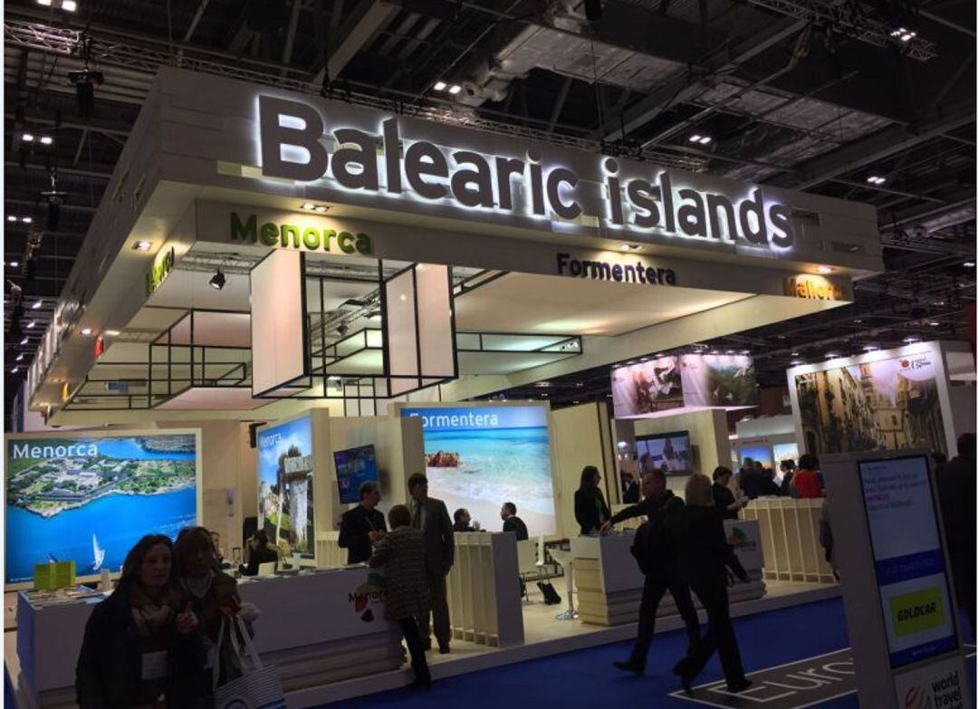 Imagen del stand de Baleares en la pasada World Travel Market de Londres