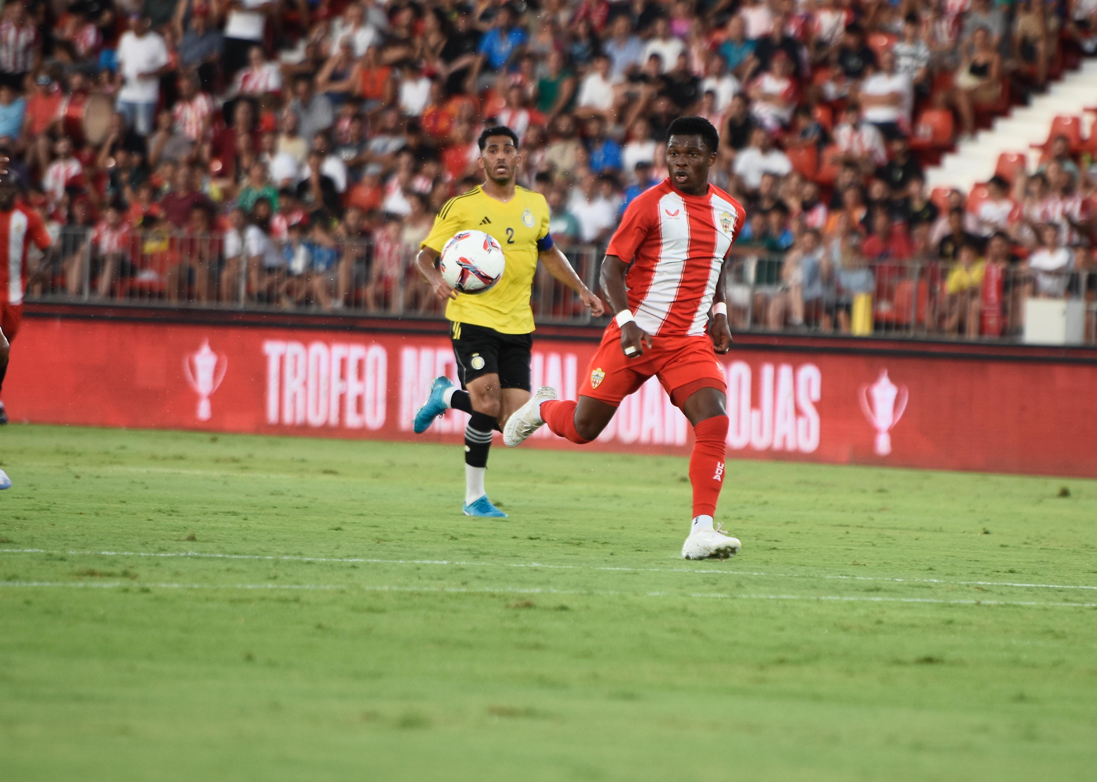 Ramazani en el Trofeo Memorial Juan Rojas ante el Al-Nassr.