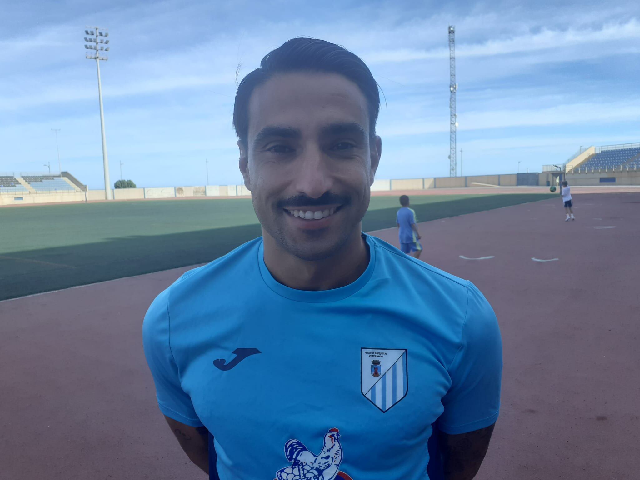 Chuli está en plena forma y disfruta marcando goles.