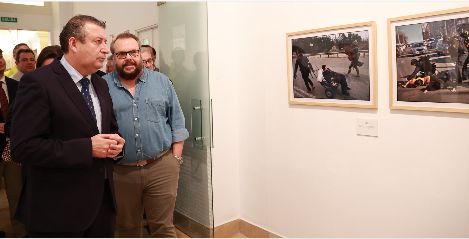 Exposición &#039;Ucrania, la guerra de los civiles&#039;, en la Casa de la Provincia (Sevilla)