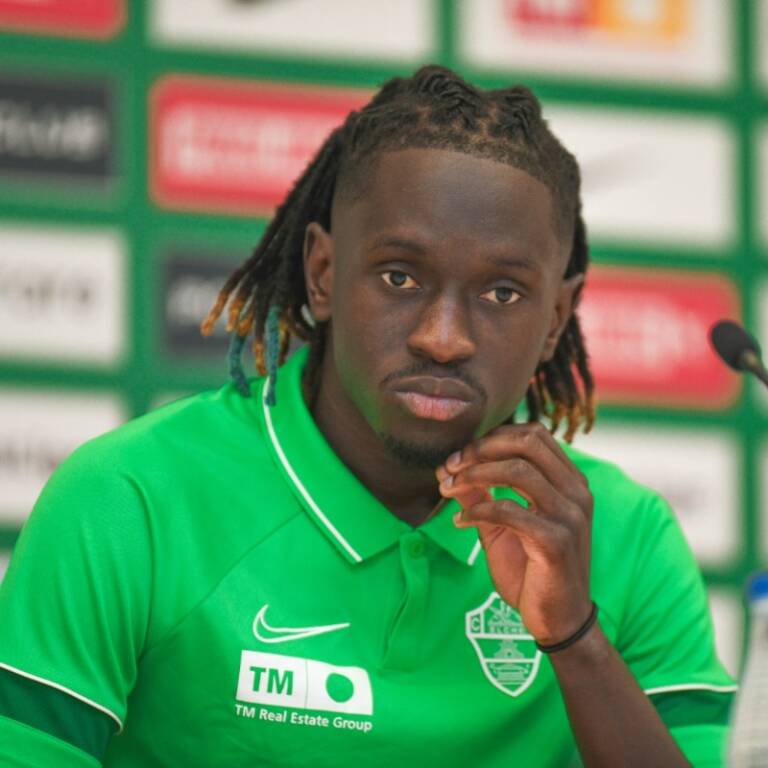 Domingos Quina en la Sala de Prensa del estadio Martínez Valero