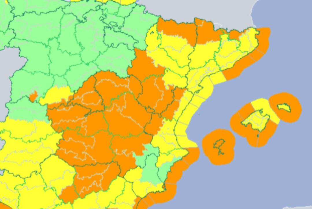 Mapa de previsión meteorológica