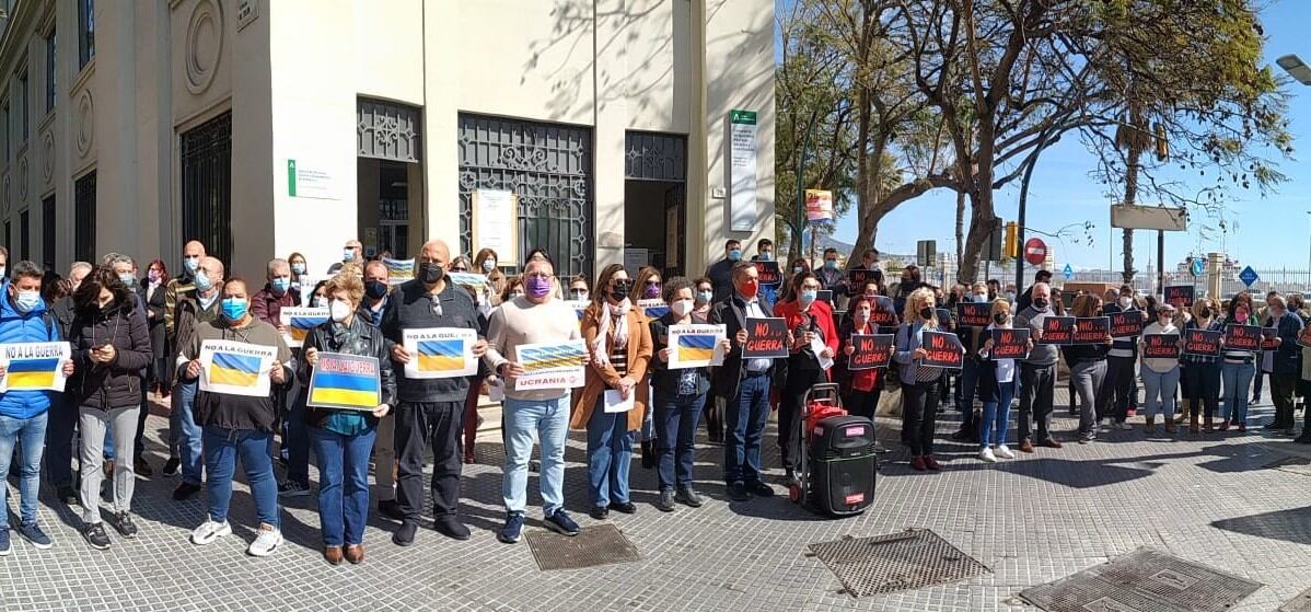 Concentración de los sindicatos este miércoles en Málaga