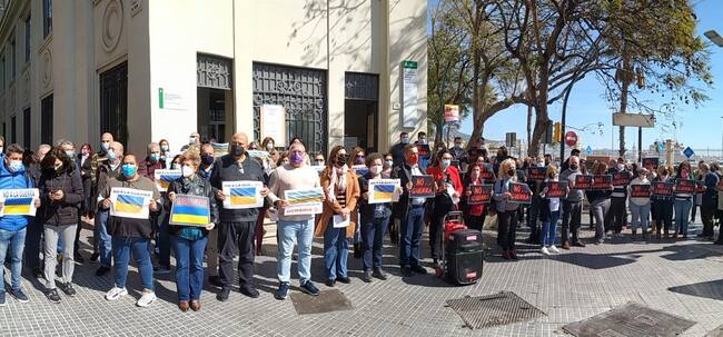 Concentración de los sindicatos este miércoles en Málaga