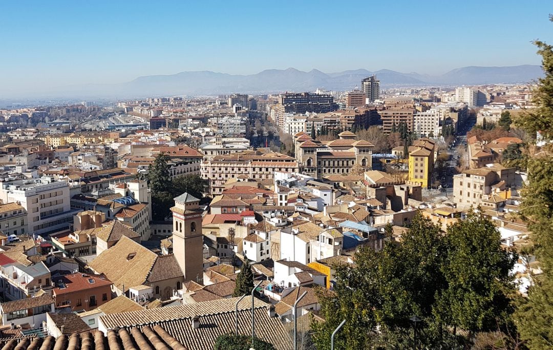 Vista de la ciudad de Granada