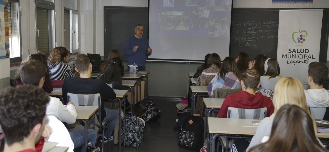 Una clase de Secundaria en Leganés