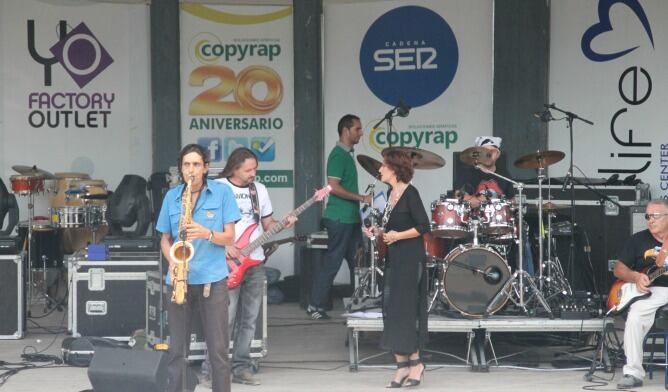 En el recinto Eduardo Ocón del Parque de Málaga tienen lugar los conciertos de músicos y grupos malagueños