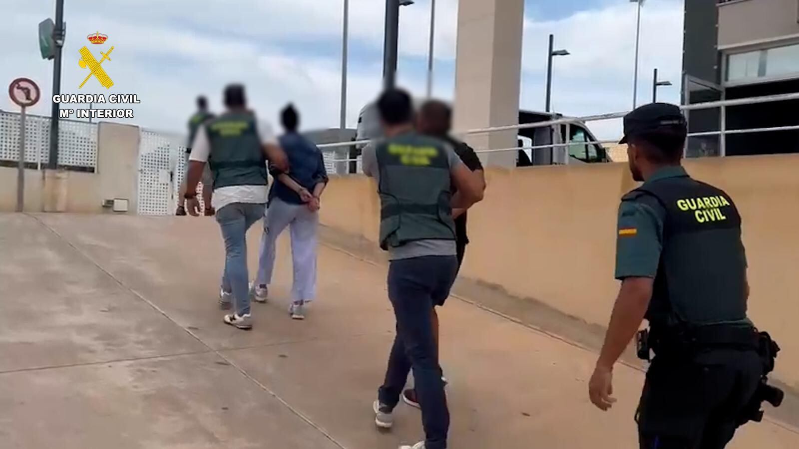 Imagen de los detenidos