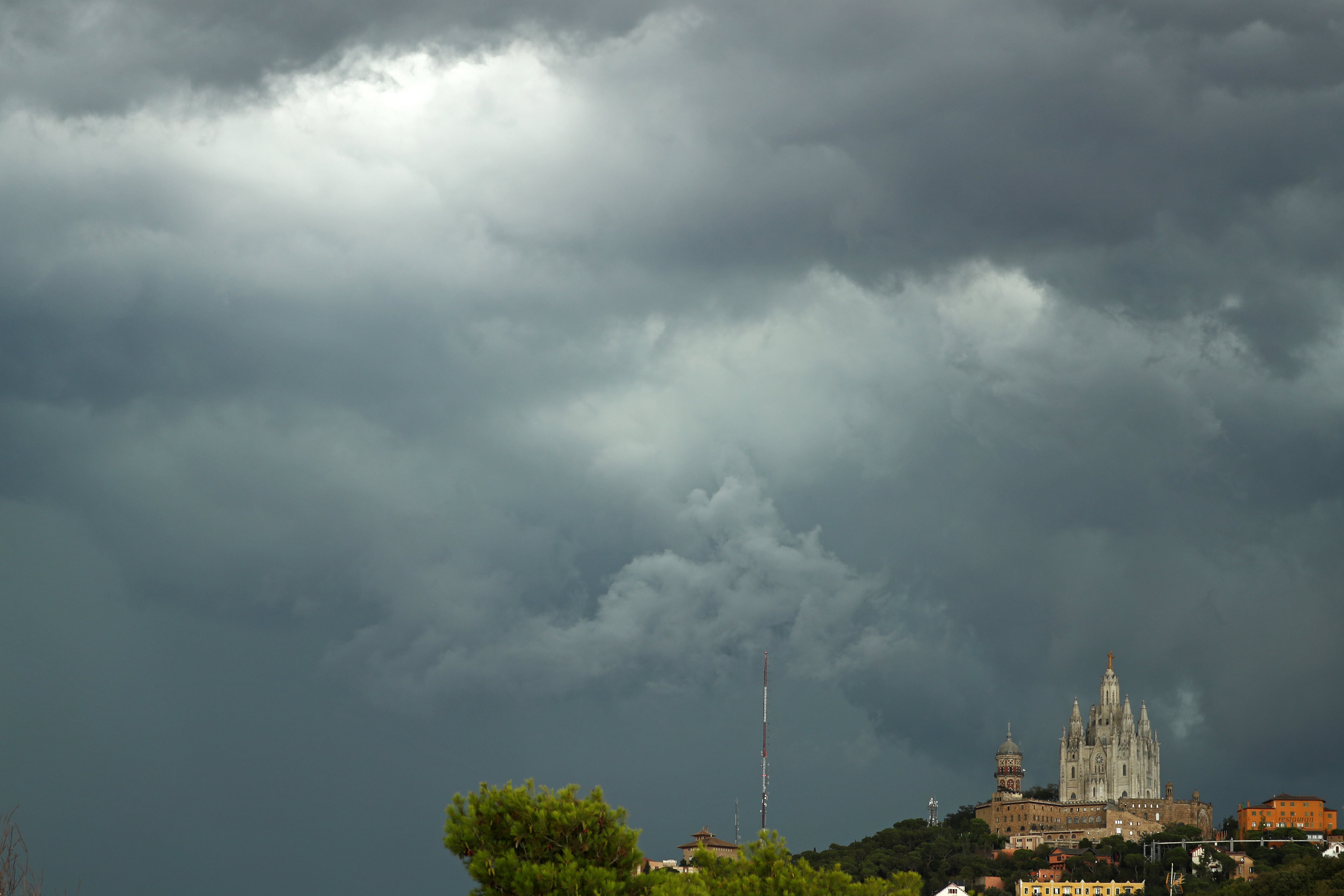 Tormenta en Barcelona, el pasado 5 de agosto.