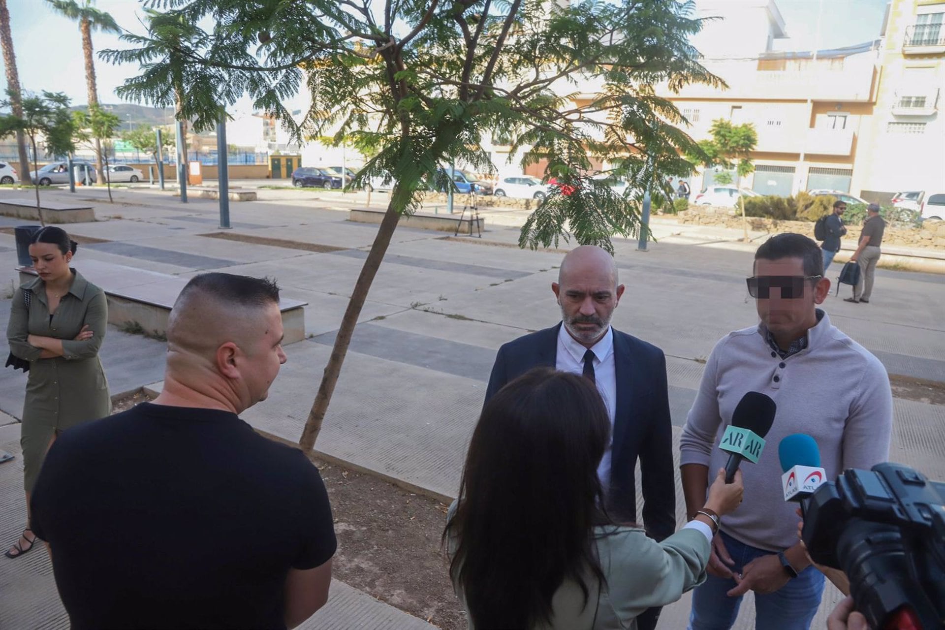 El novio de Dana Leonte, investigado por el supuesto homicidio de la chica, en una imagen de archivo a su llegada a los juzgados de Vélez-Málaga