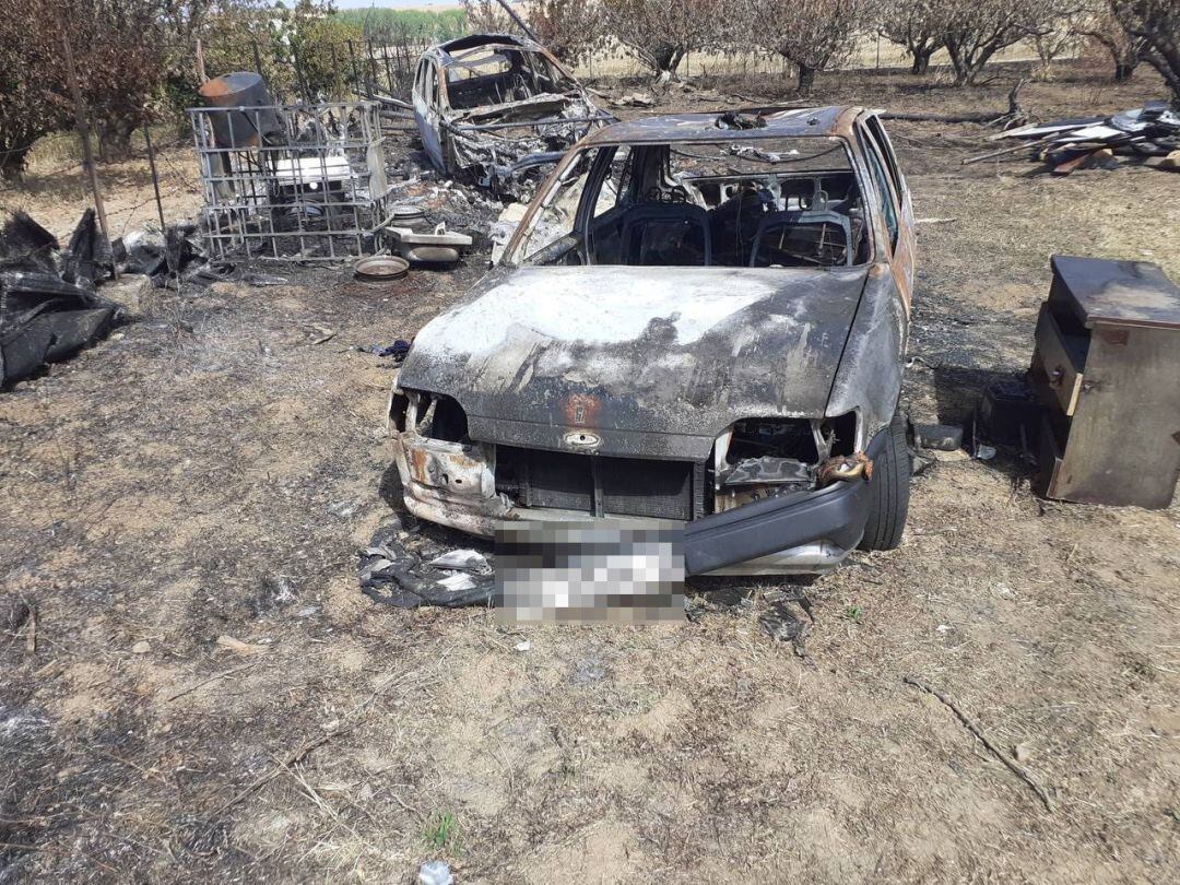 Denunciado por provocar un incendio con una barbacoa en la Comarca de Pamplona