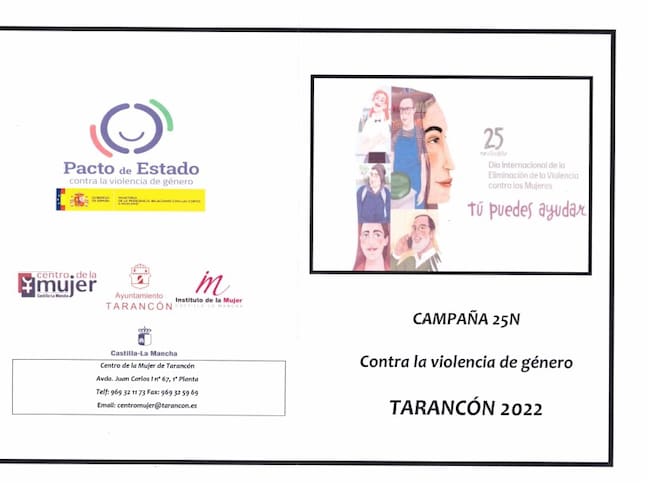 Programación de actividades del 25N Dia contra la Violencia hacia la Mujer en Tarancón 1
