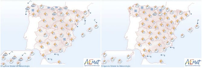 Previsión para el viernes 20 y el sábado 21 de septiembre