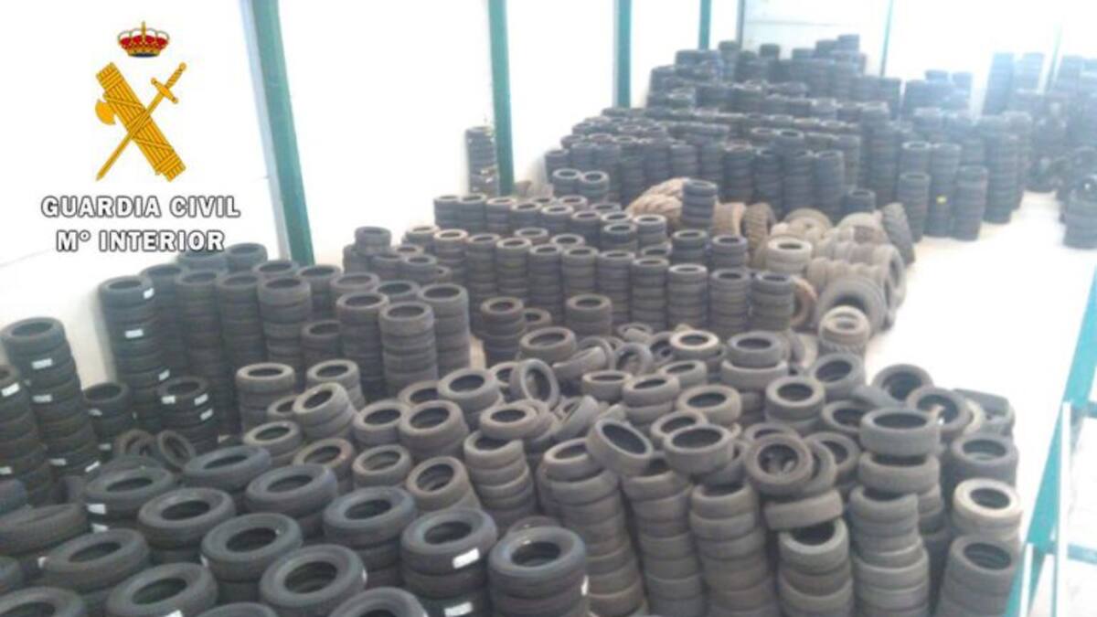 Desarticulada una banda especializada en robar ruedas de camiones