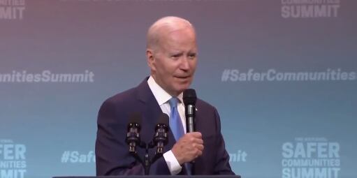 Joe Biden durante su intervención en Connecticut