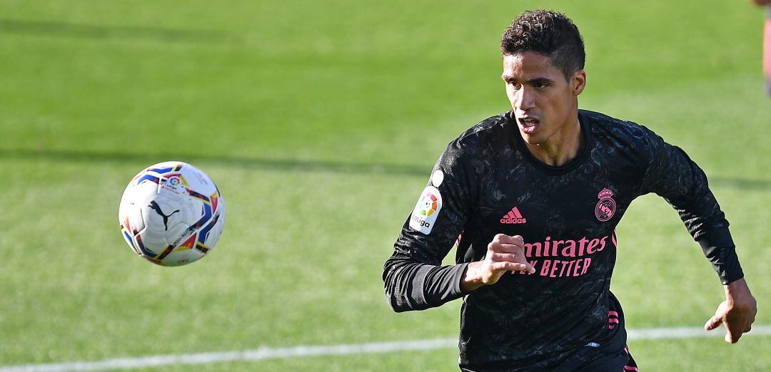 Raphael Varane, durante el último partido con el Real Madrid ante el Celta