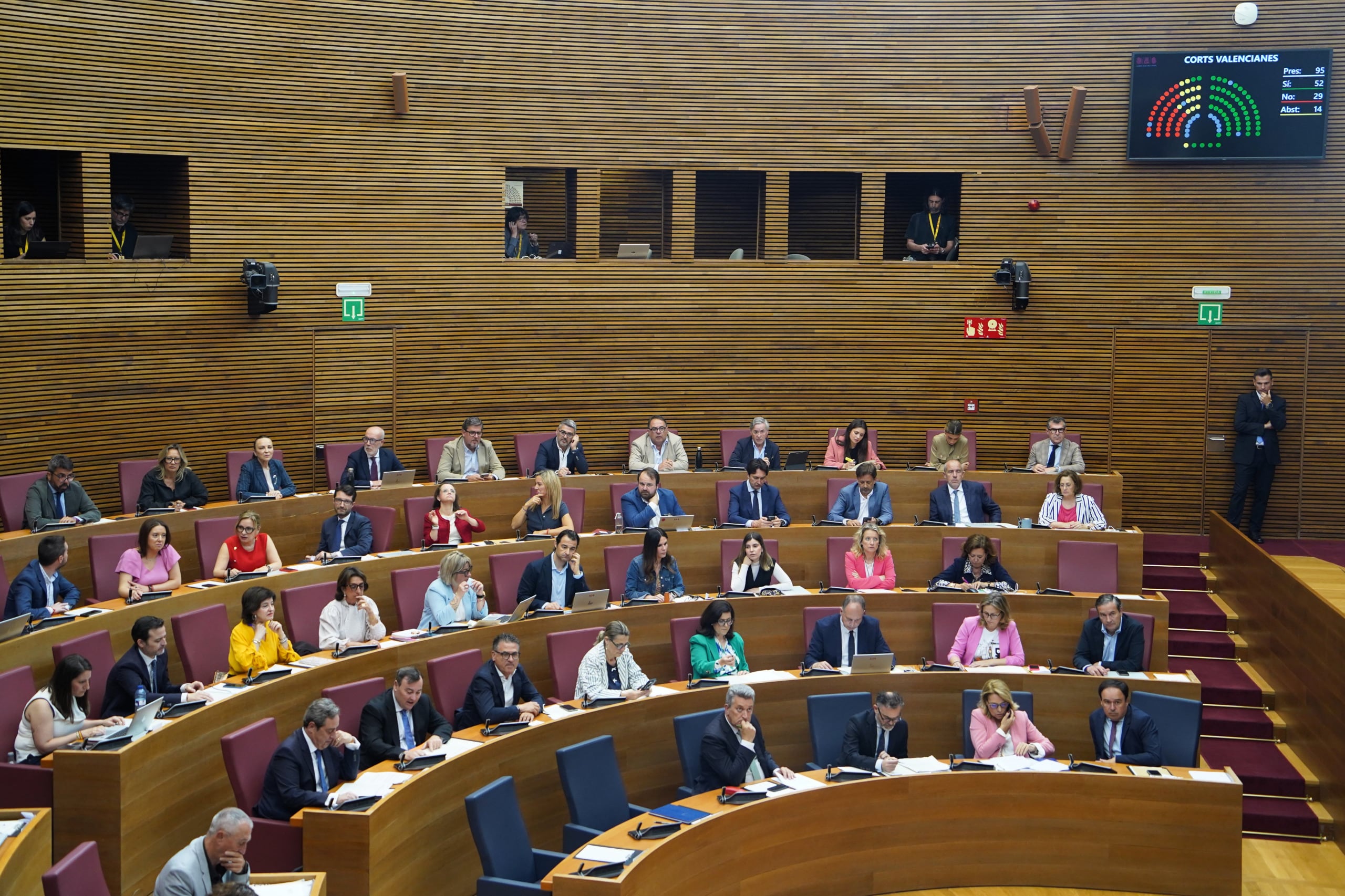 Sesión en Les Corts