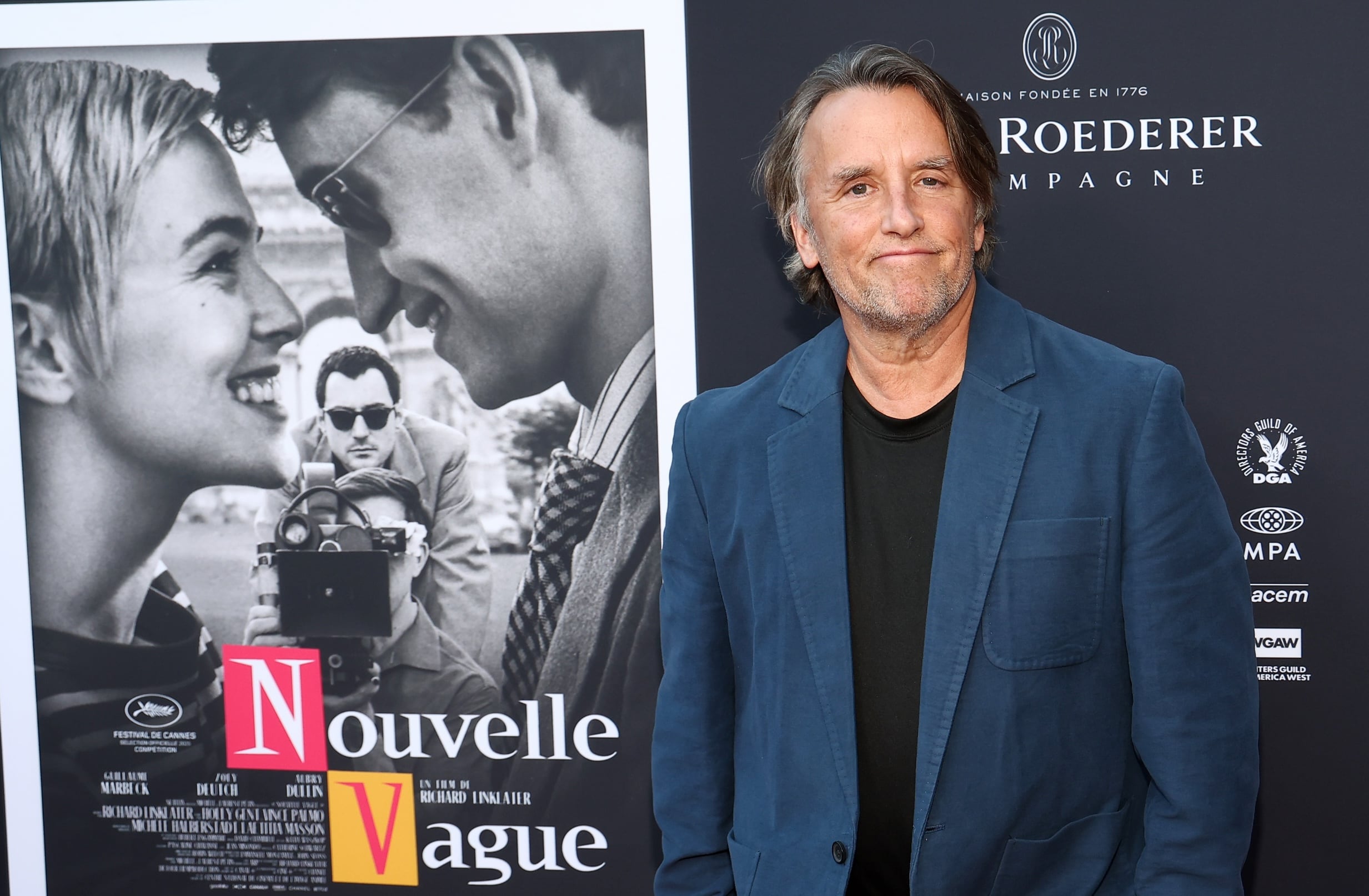 Richard Linklater, durante la presentación de 'Nouvelle Vague' en Los Ángeles (Photo by Tommaso Boddi/Variety via Getty Images)