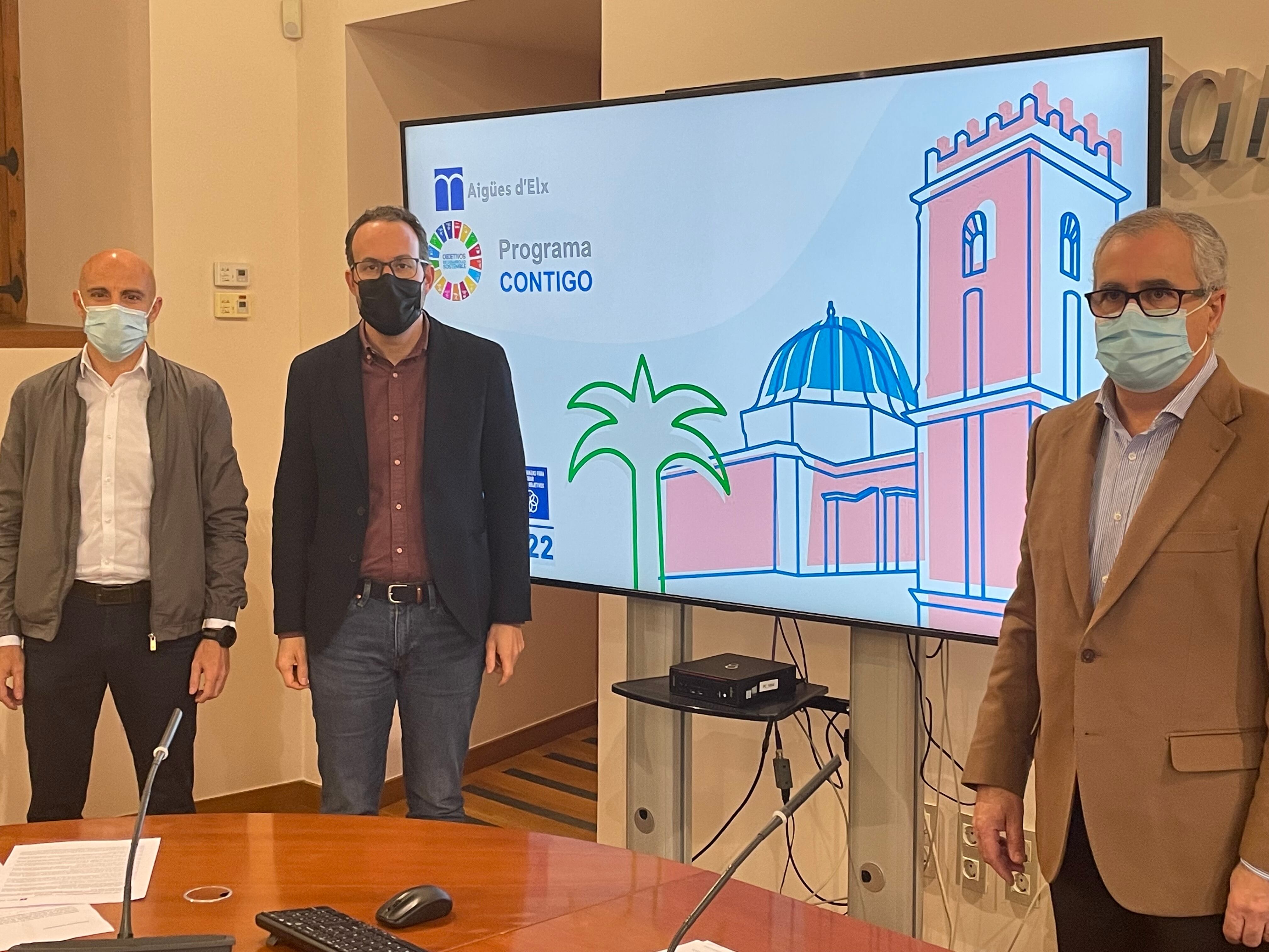 Aigües d'Elx presenta el programa Contigo