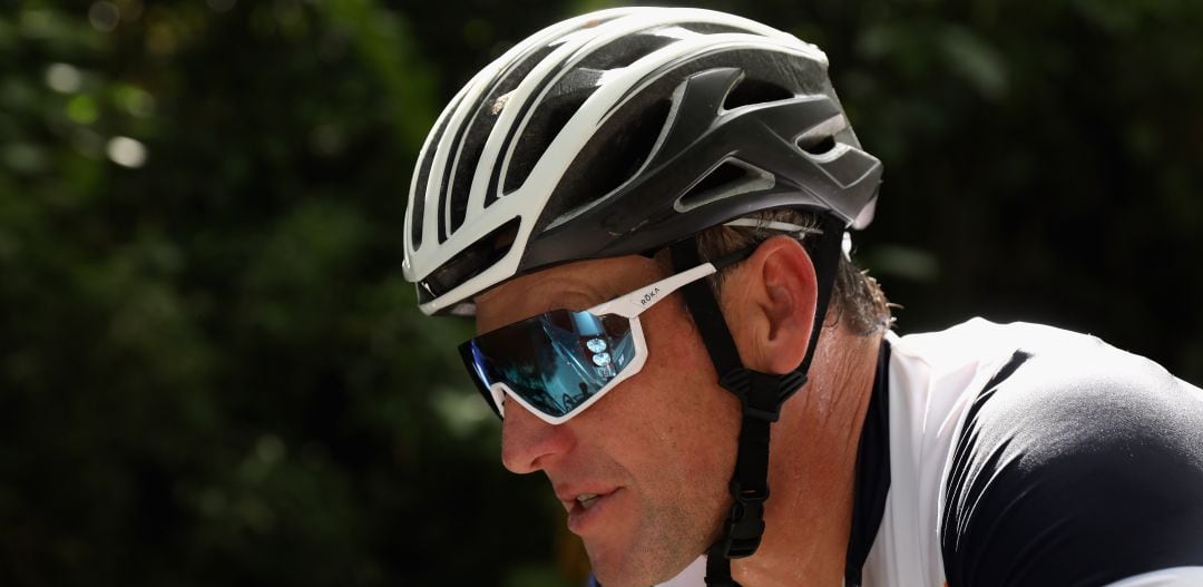 Lance Armstrong, durante una prueba ciclista