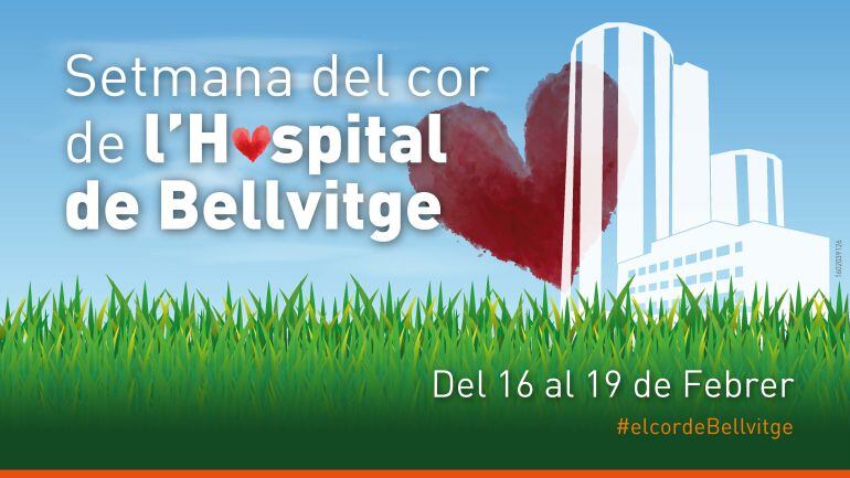 Cartell de la "Setmana del Cor" que organitza l'Hospital de Bellvitge contra la insuficiència cardíaca