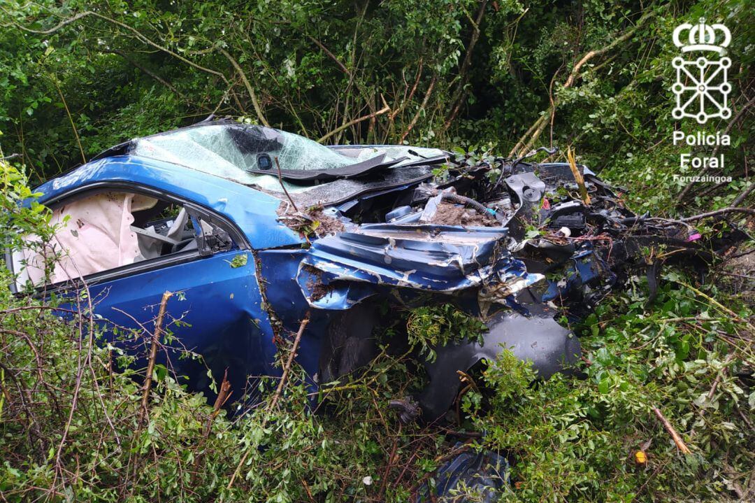 Vehículo accidentado