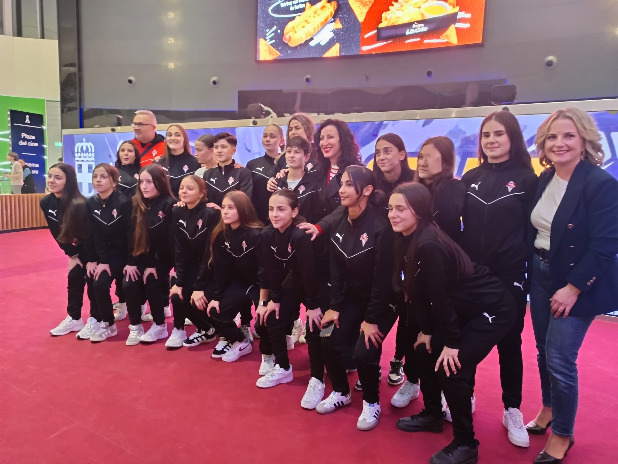 Las chicas de La Cañada, en la presentación de la Almería Cup 2025.