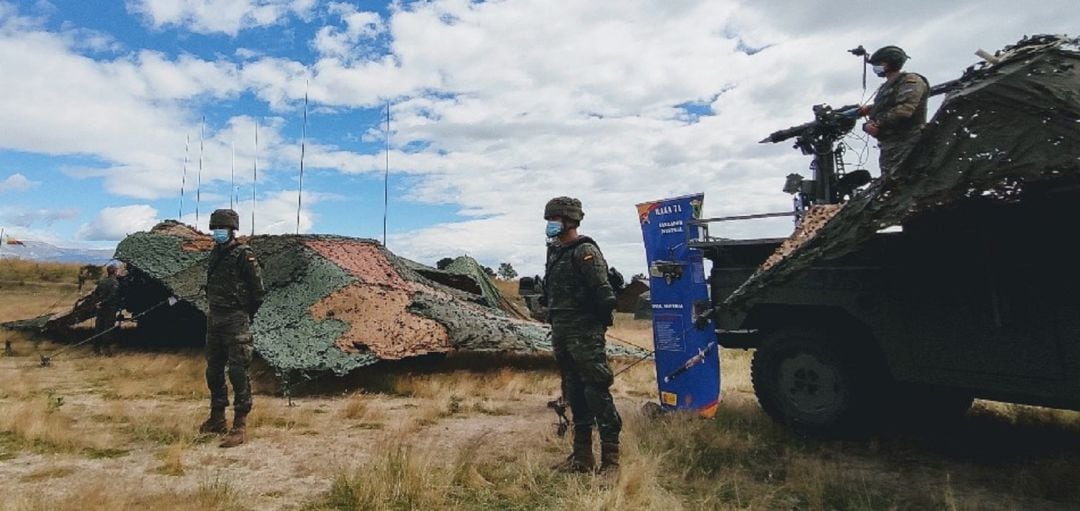 Militares del Ejército de Tierra en otro edición del &quot;Eagle Eye&quot;. 