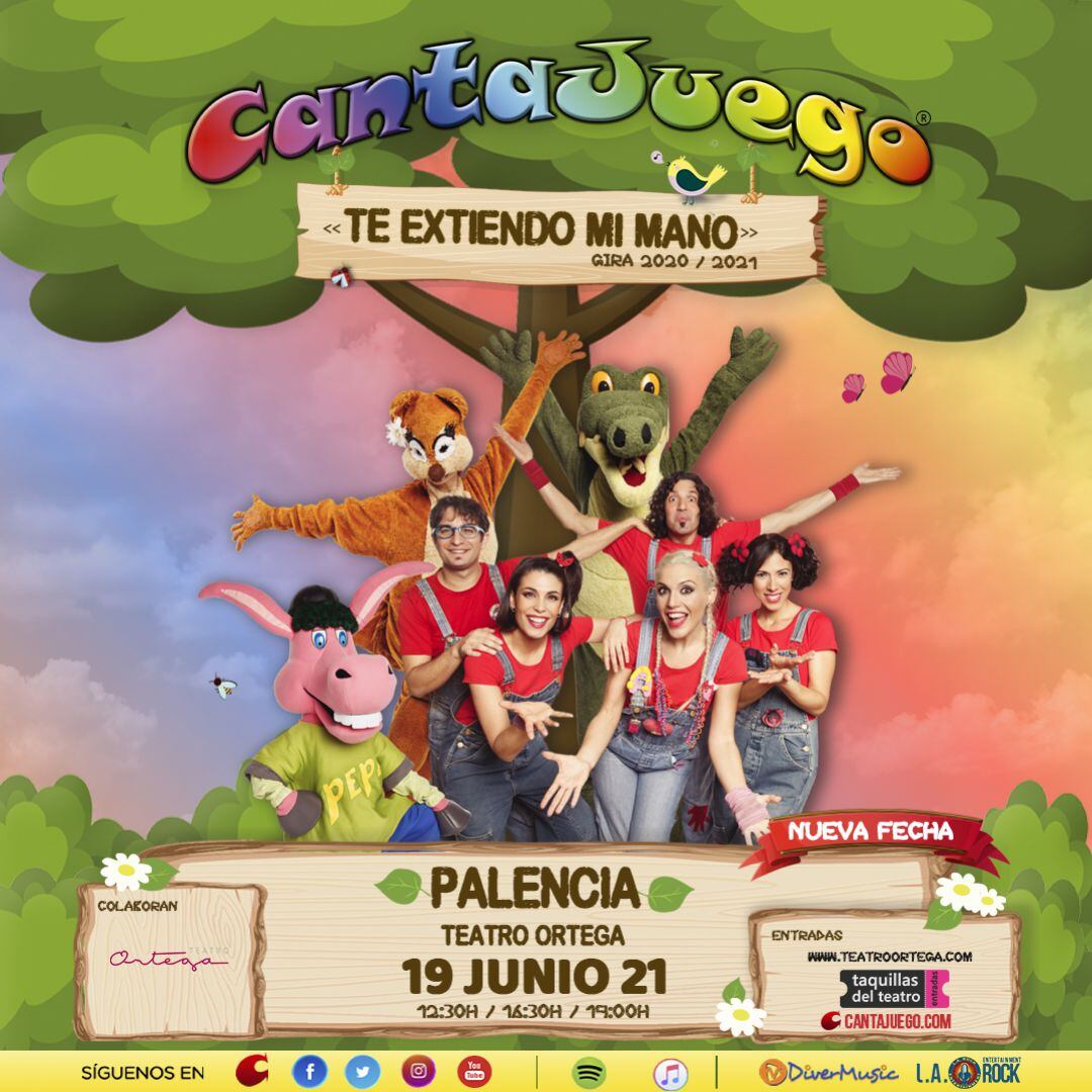 &#039;Te extiendo mi mano&#039; de CantaJuego el 19 de junio en Palencia