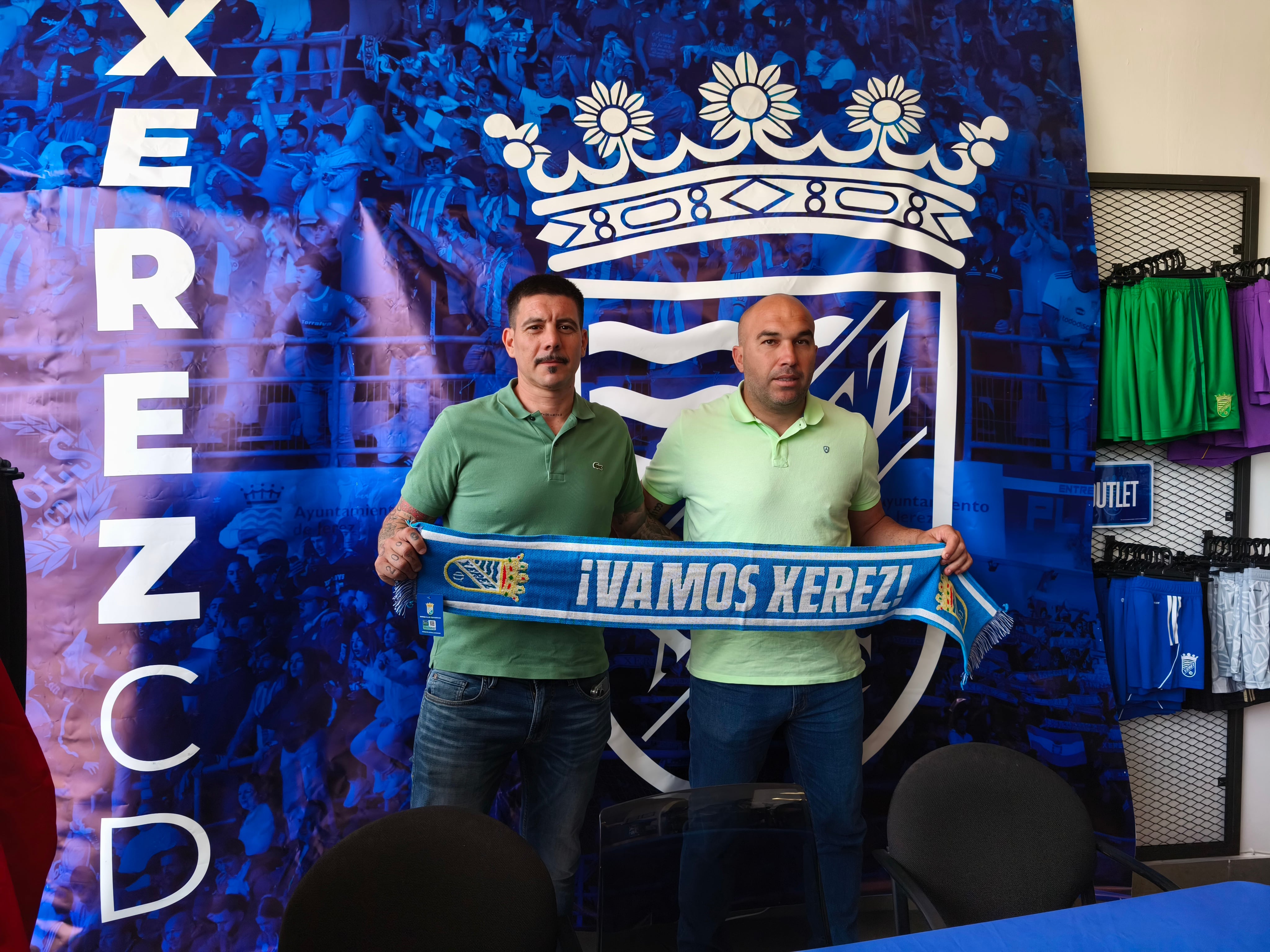 Diego Galiano junto a Migue Gutiérrez 'Gallo'