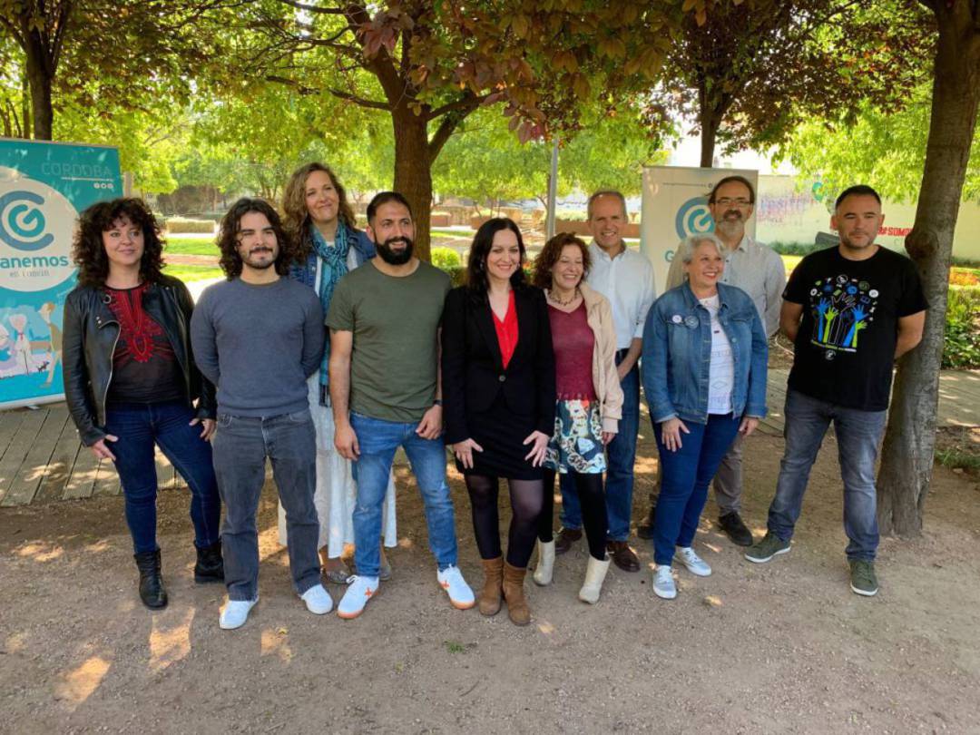 Miembros de la candidatura de Ganemos en Común en Córdoba