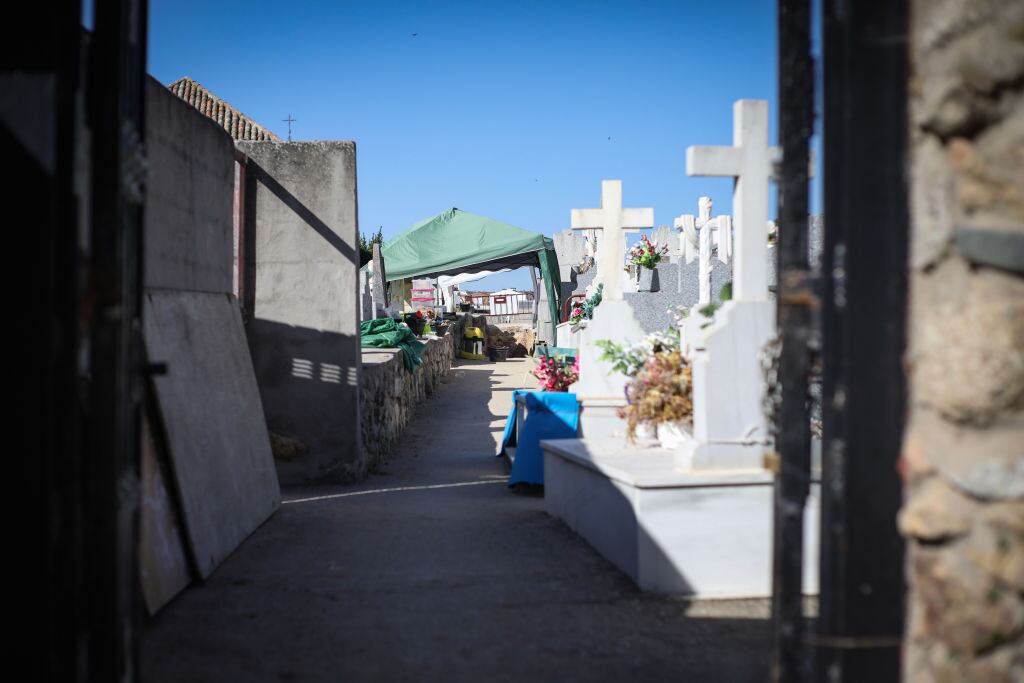 Vista general de un cementerio en España - Archivo.