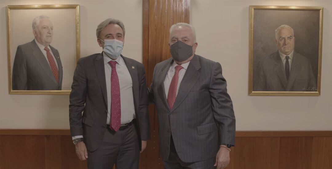 Manuel Contreras Caro, actual Consejero Delegado de Grupo Azvi y Manuel Contreras Ramos, Presidente del Grupo Azvi.