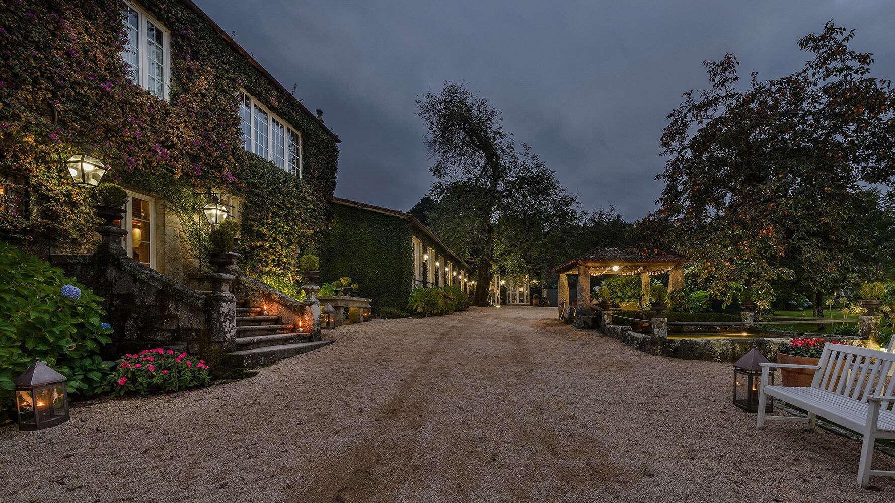 Exteriores del Pazo Señoráns